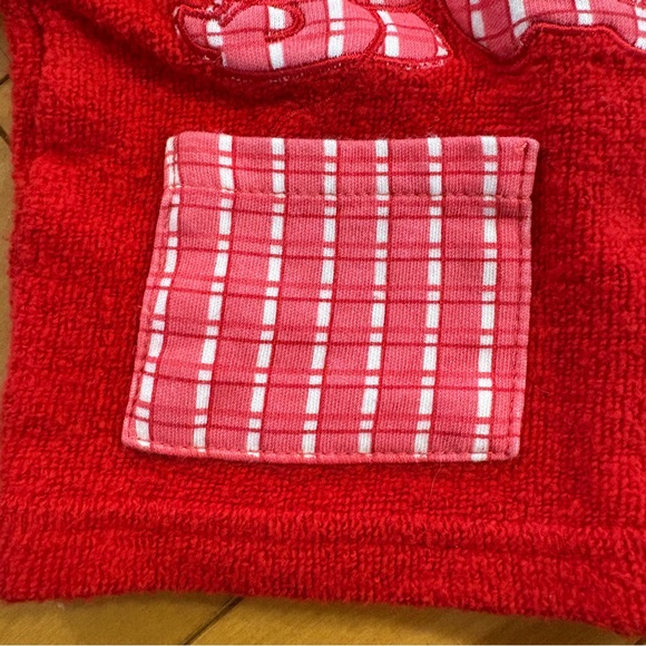 Vintage Carters Classic baby sweater Red Cats Embroidered Newborn 0-1 months - Picture 4 of 9